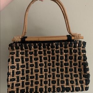 Vintage wicker bag